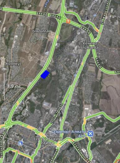 Продажа:  Участок, Трасса Алматы - Конаев A-3 — П. Коянкус - купить земельный участок на Nedvizhimostpro.kz