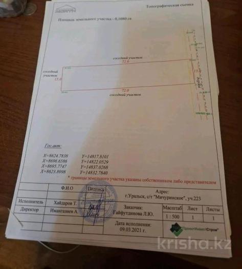 Продается:  Участок, Самал-1 8 — ул. Береговая - купить земельный участок на Nedvizhimostpro.kz
