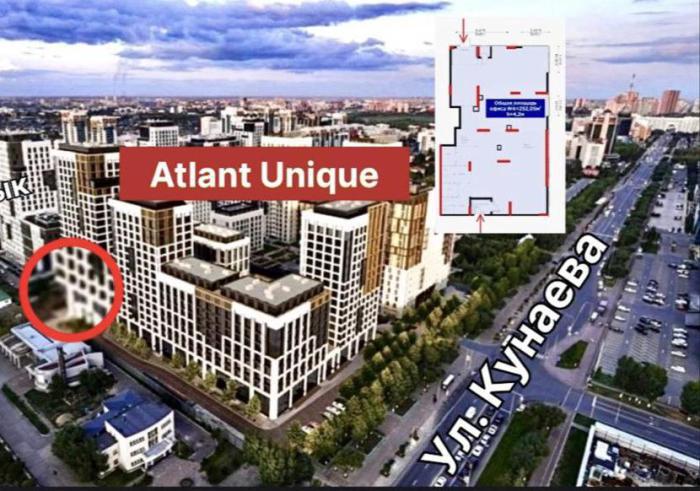 Продажа:  Торговое помещение, Кунаева 3 — Пр. Кабанбай Батыра - купить торговое помещение на Nedvizhimostpro.kz