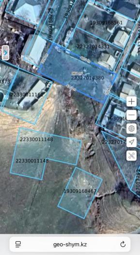 Продам:  Участок, жилой массив Кайнар Булак, Заподный  184/1 - В сторону оврага - купить земельный участок на Nedvizhimostpro.kz