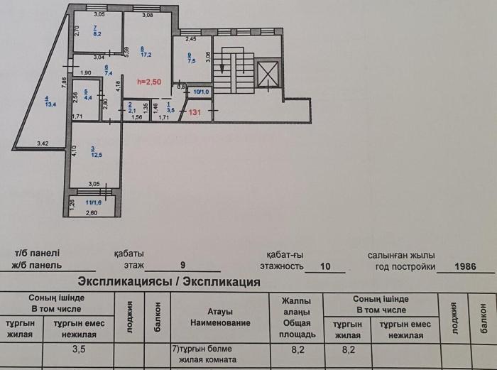 Продаю: 4 комнатная квартира, Набережная  7 - Астана, Лугавая,Лицей - купить квартиру на Nedvizhimostpro.kz