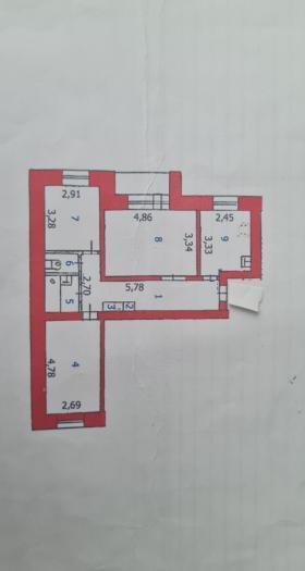 Продается: 3 комнатная квартира, Каб. Батыра 91 - купить квартиру на Nedvizhimostpro.kz