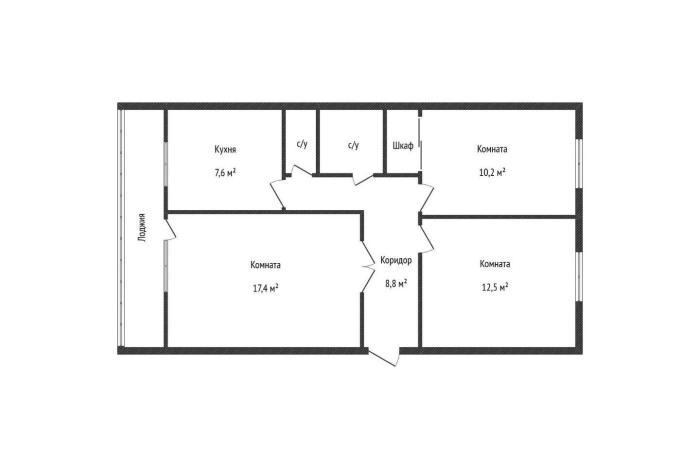 Продам: 3 комнатная квартира, Кабанбай Батыра  93 - купить квартиру на Nedvizhimostpro.kz