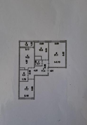 Продаю квартиру в районе (Сарыаркинcкий): 3 комнатная квартира, Бейбарыс Султан 12, Жилой комплекс Мирный дом - купить квартиру на Nedvizhimostpro.kz