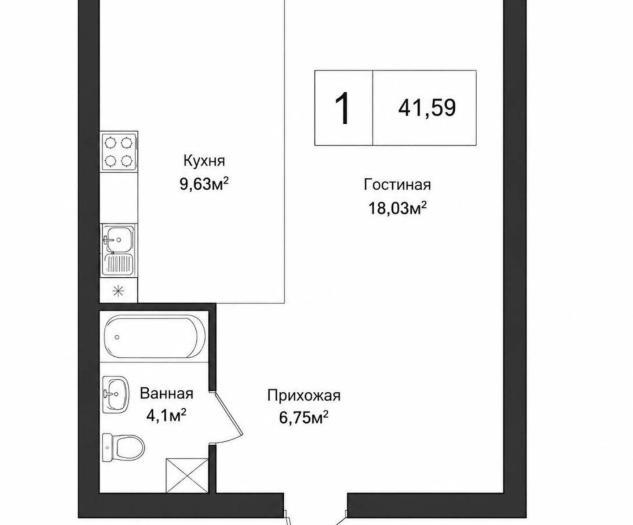Продажа: 1 комнатная квартира, E 669 8 - купить квартиру на Nedvizhimostpro.kz